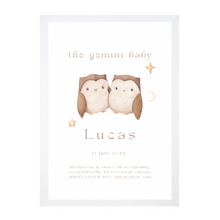 Load image into Gallery viewer, Personalised The Gemini Baby