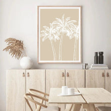 Load image into Gallery viewer, Palm Trees Neutral II | Wall Art