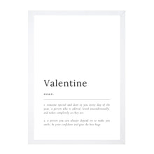 Load image into Gallery viewer, Valentine’s Definition White