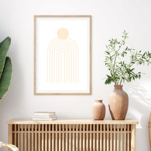 Load image into Gallery viewer, Matisse Rainbow Peach & White | Framed Print