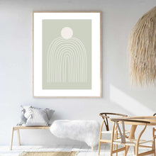 Load image into Gallery viewer, Matisse Rainbow Sage | Framed Print