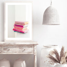 Load image into Gallery viewer, Pink Books | Art Print