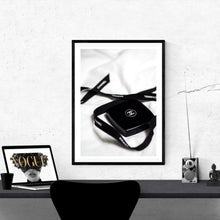 Load image into Gallery viewer, Designer Ribbon Black | Framed Print