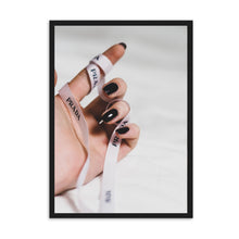 Load image into Gallery viewer, Designer Ribbon White | Framed Print