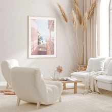 Load image into Gallery viewer, Greece Santorini Pink II | Framed Print