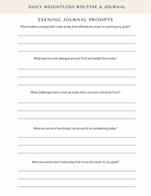 Load image into Gallery viewer, Motivational Weight Loss Journal eBook