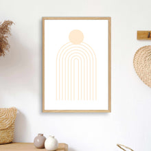 Load image into Gallery viewer, Matisse Rainbow Peach & White | Framed Print