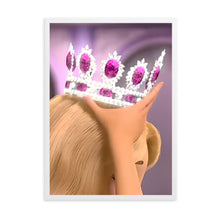 Load image into Gallery viewer, Barbie Crown | Framed Print