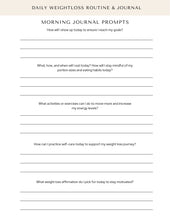 Load image into Gallery viewer, Motivational Weight Loss Journal eBook