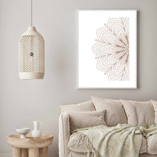 Load image into Gallery viewer, Mandala White | Framed Print