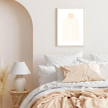 Load image into Gallery viewer, Matisse Rainbow Peach & White | Framed Print