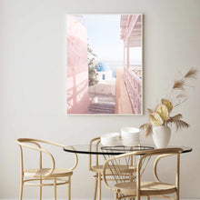 Load image into Gallery viewer, Greece Santorini Pink II | Framed Print
