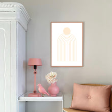 Load image into Gallery viewer, Matisse Rainbow Peach & White | Framed Print