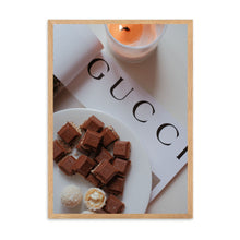 Load image into Gallery viewer, Chocolate & Candles | Framed Print