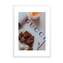 Load image into Gallery viewer, Chocolate & Candles | Framed Print