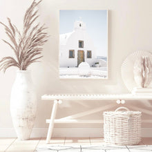 Load image into Gallery viewer, Greece White Church | Framed Print