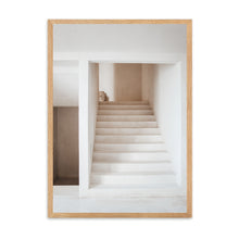 Load image into Gallery viewer, Neutral Aesthetic Stairs II | Framed Print