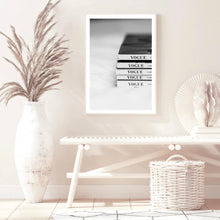 Load image into Gallery viewer, Black & White Books | Art Print