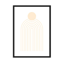 Load image into Gallery viewer, Matisse Rainbow Peach & White | Framed Print