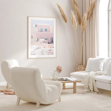 Load image into Gallery viewer, Greece Santorini Pink I | Framed Print