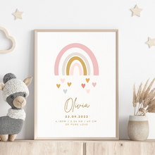 Load image into Gallery viewer, Personalised Baby Rainbow