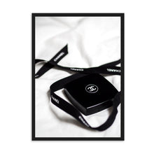 Load image into Gallery viewer, Designer Ribbon Black | Framed Print