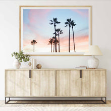 Load image into Gallery viewer, Sunset Palm Trees Landscape | Framed Print