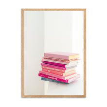 Load image into Gallery viewer, Pink Books | Framed Print
