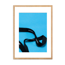 Load image into Gallery viewer, Designer Ribbon Blue | Framed Print