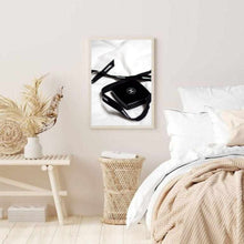 Load image into Gallery viewer, Designer Ribbon Black | Framed Print