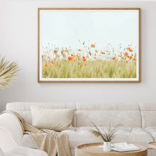 Load image into Gallery viewer, Poppies Landscape | Art Print
