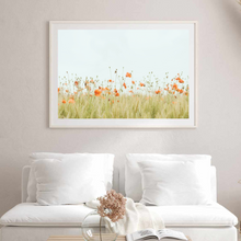 Load image into Gallery viewer, Poppies Landscape | Art Print