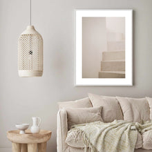 Load image into Gallery viewer, Neutral Aesthetic Stairs I | Framed Print