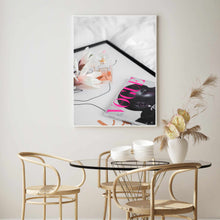 Load image into Gallery viewer, Perfume & Magazines | Framed Print