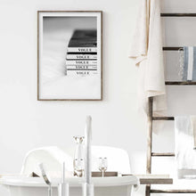 Load image into Gallery viewer, Black & White Books | Art Print