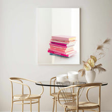 Load image into Gallery viewer, Pink Books | Framed Print