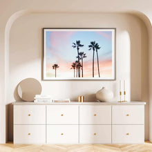 Load image into Gallery viewer, Sunset Palm Trees Landscape | Framed Print