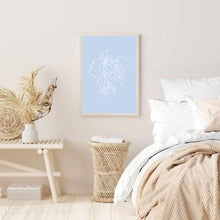 Load image into Gallery viewer, Matisse Flower Head Blue | Framed Print