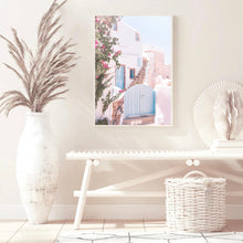 Load image into Gallery viewer, Greece Santorini Pink III | Framed Print