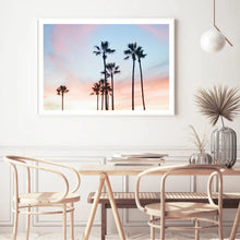 Load image into Gallery viewer, Sunset Palm Trees Landscape | Framed Print