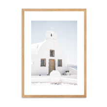 Load image into Gallery viewer, Greece White Church | Framed Print