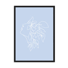 Load image into Gallery viewer, Matisse Flower Head Blue | Framed Print