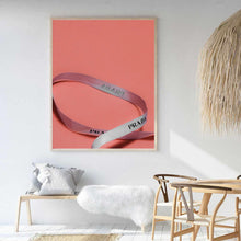 Load image into Gallery viewer, Designer Ribbon Orange | Framed Print