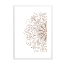 Load image into Gallery viewer, Mandala White | Framed Print