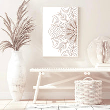 Load image into Gallery viewer, Mandala White | Framed Print