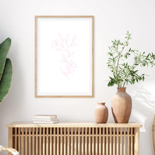 Load image into Gallery viewer, Matisse Flowers Pink & White | Framed Print