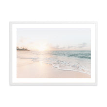 Load image into Gallery viewer, Pastel Ocean Landscape | Framed Print