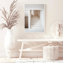 Load image into Gallery viewer, Neutral Aesthetic Stairs II | Framed Print