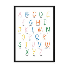 Load image into Gallery viewer, Alphabet Chart | Framed Print