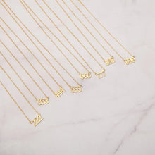 Load image into Gallery viewer, Angel Number Necklaces (Plain Font)